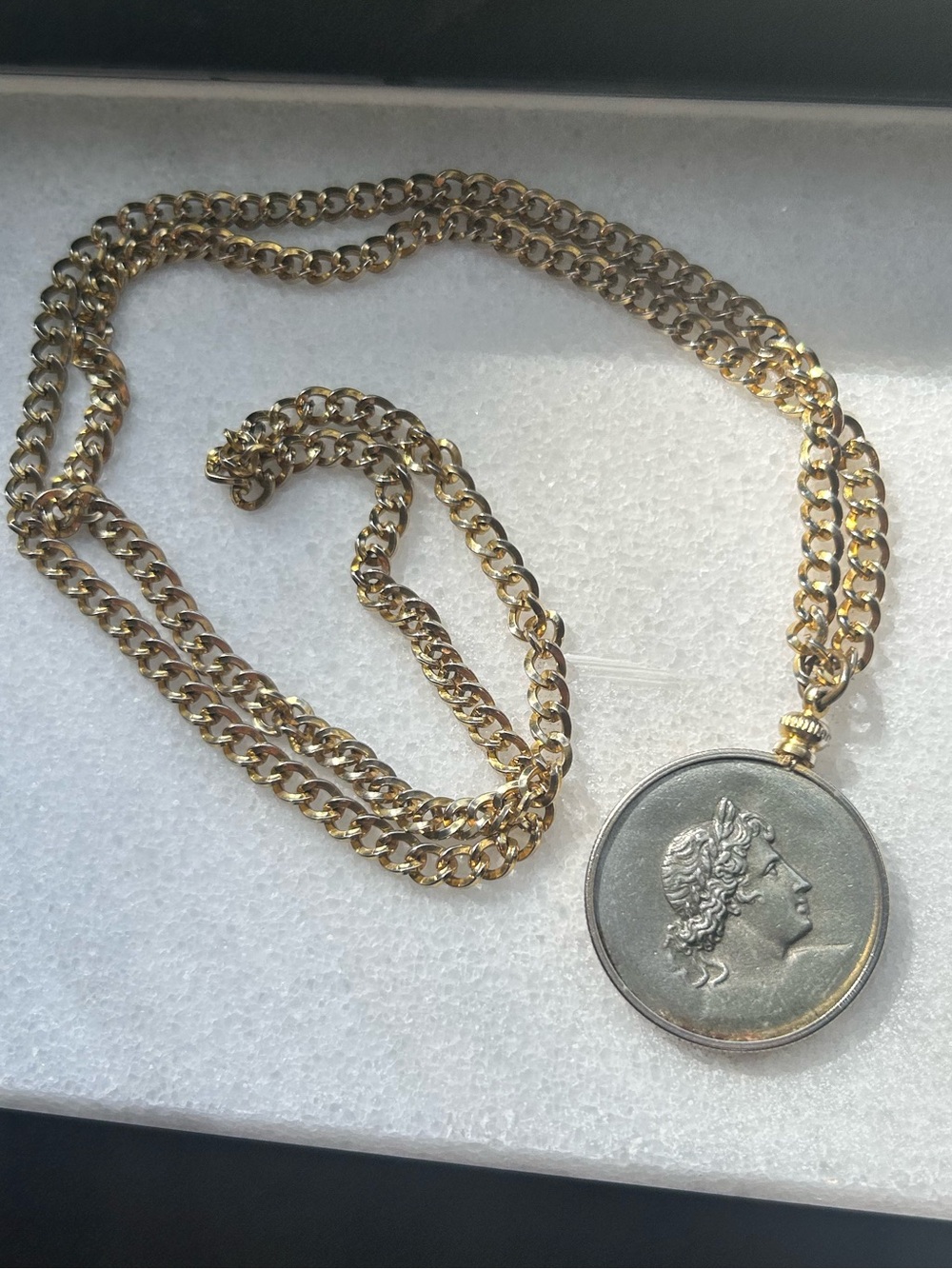 Vintage Roman Coin Necklace